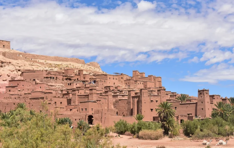Journey Through Time: Exploring Ait Ben Haddou & Telouet Kasbahs from Marrakech